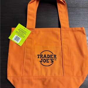 Trader Joe's Halloween Orange Tote Bag